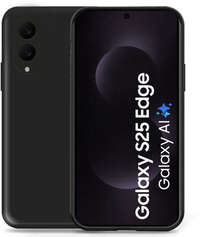 TechNow Hoesje geschikt voor Samsung Galaxy S25 Edge Hoesje Screenprotector - Extreme Shock Case – Case Zwart