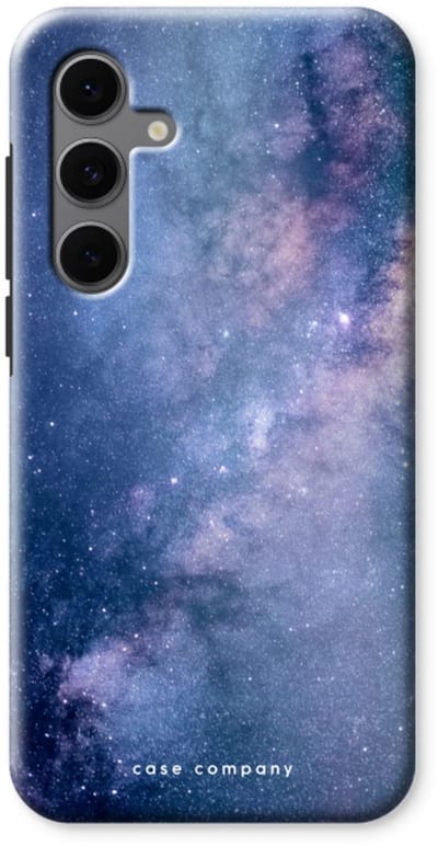 Case Company® - Hoesje geschikt voor Samsung Galaxy S24 FE hoesje - Nebula - Tough Case - Maximale Bescherming alle Kanten en Schermrand