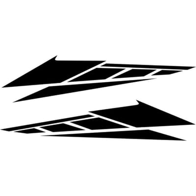 Motorfiets Staartkoffer Stickers Motorfiets Decoratieve Sticker Meerkleurig Anti-kras Waterdichte Stickers Modificatie Ornament 20cm