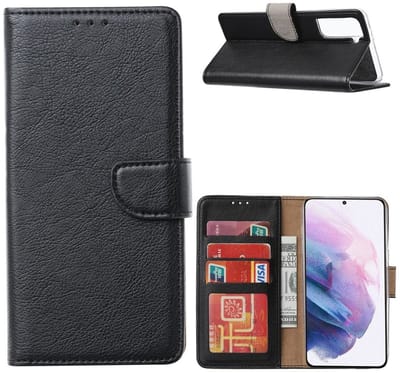Cityhoesje – Bookcase – Geschikt voor – Samsung A36-A56 – Zwart