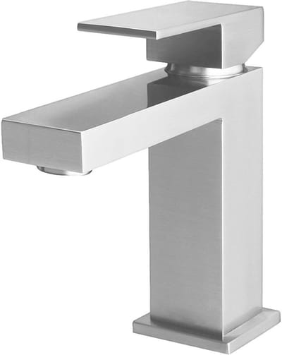 H&F Wastafelmengkraan Square Chroom – Moderne Design Kraan – Eengreeps – Waterbesparend – Luxe Badkamer Kraan – Duurzaam & Stijlvol