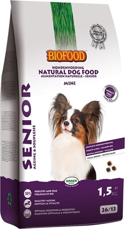 Bf Senior Small Breed - Hondenvoer - Gevogelte 1.5 kg