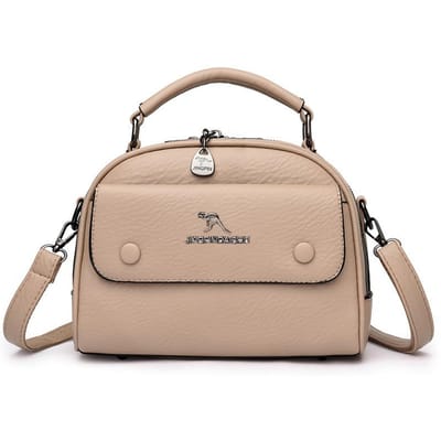 Mobiele Telefoontas met Grote Capaciteit    Dames Tas  Modieuze Crossbody Schoudertas  Eenvoudige Handtas  Dames Moedertas beige