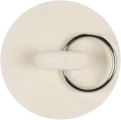 Wastafelstop - Gootsteenstop Afvoerstop - Water Dicht Maken - Universele Pasvorm - 1 3/8 Inch - Zwart
