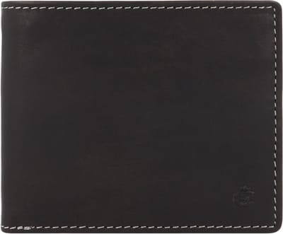 Esquire Dallas Portemonnee Leer 10 cm - Jongens - Horizontaal - schwarz