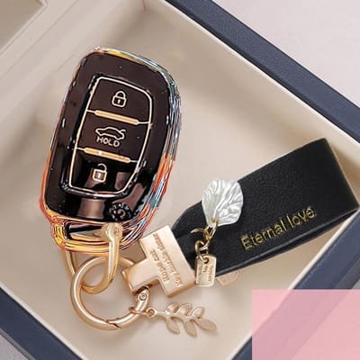 TPU Auto Afstandsbediening Sleutelhoes Cover Shell Fob Voor Hyundai Tucson Santa Fe Rena Sonata Elantra Creta Ix35 Ix45 I10 I30 I40 Accessoires