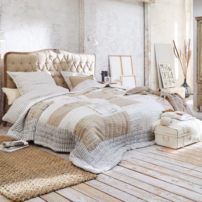 LOBERON Quilt Framingham linnen/wit