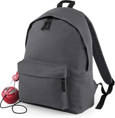 BagBase Backpack Rugzak - 18 l - Grijs/Graphite