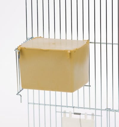Kunststof nest Raffaello - Vogelhuisje - Nestkastje - Vogel Huis - Beige - Nestkasten voor broedkooien - Nesten - Nestkasten / vogelhuisjes - Gouldamadine (Chloebia gouldiae)
