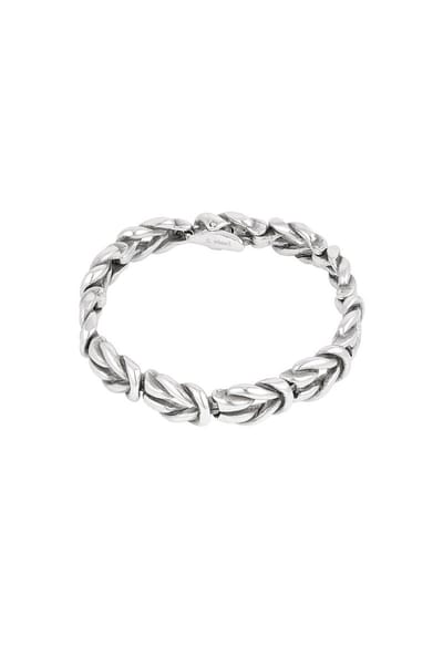 Bijoutheek Armband (Sieraad) Heren Geknoopt Zilver