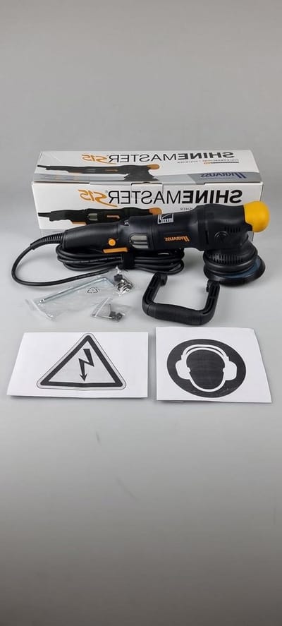 Excentrische polijstmachine - Lak polijster - Lak herstellen - 15 mm slag - 880 Watt - Zwart