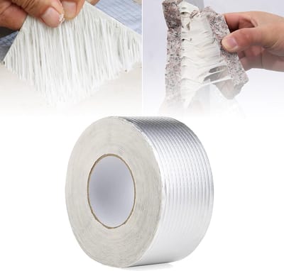 Butylband - Afdichtingstape - Lekken Repareren - Waterdicht Zelfklevend - 1mm x 5cm x 5m - Zilverkleurig