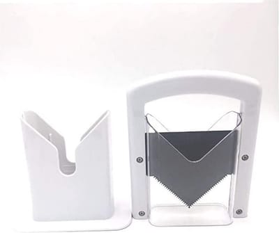Snijmachine - Universeel - Voor Brood - Bagel - Muffin etc. - Veilig - Wit