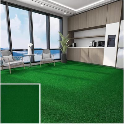 Kunstgras Tegels - Synthetisch Gazon - Vloer Decoratie - Onderhoudsvrij Groen - 50 x 50 cm - Groen