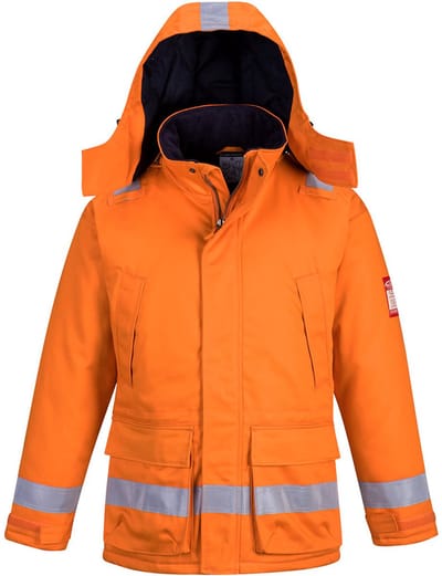 Portwest FR Antistatische Winterjas FR59 - Oranje - L