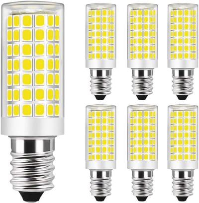 E14 LED Lamp 9W Koud Wit 6000K - Vervangt 75W Halogeen - Energiebesparend - 6-Pack