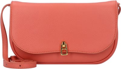 COCCINELLE Leren Schoudertas Avondtas Magie Mini Bag Grenadine Red Lichtrood