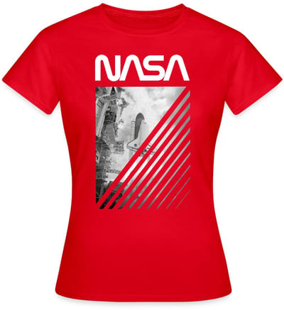 NASA Official Merchandise Space Shuttle 6 T-Shirt Dames