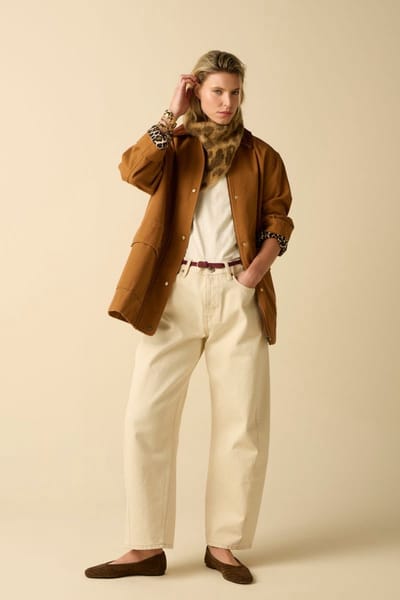 Sissy-Boy - Witte high waist wide leg jeans