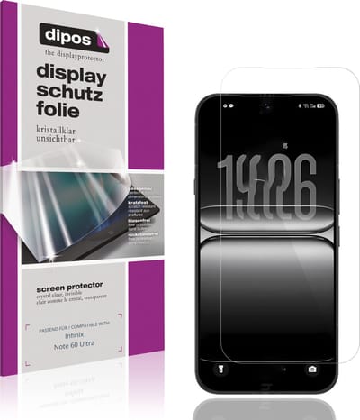 dipos – 4x Beschermfolie geschikt voor Infinix Note 60 Ultra | Krasbestendige & heldere Screenprotector Ultra-Thin