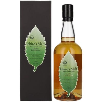 Chichibu Whisky Chichibu Ichiro's Malt Double Distilleries Japanese Pure Malt Whisky 46,5% Vol. 0,7l in geschenkverpakking