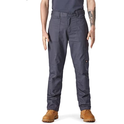 Dickies Action Flex Polyester Heren Grijze Outdoor Broek