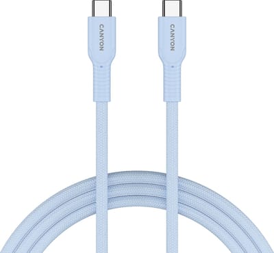 Canyon OnWire 60CL - Kabel - USB-C - 60W - 1m - Niebieski