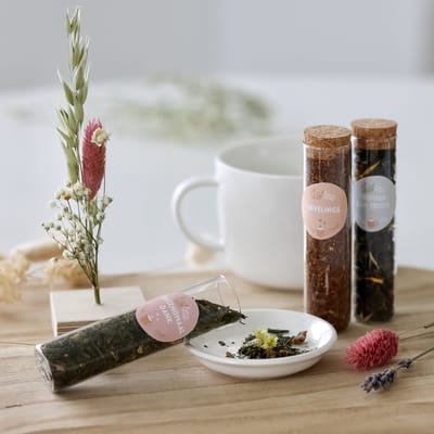 Het Theeplankje Giftset Theeproeverij 'Dankbaarheid' - bedankt cadeau, thee cadeau, thee pakket, thee cadeaupakket, thee geschenkset, thee gift, vriendinnen cadeaus