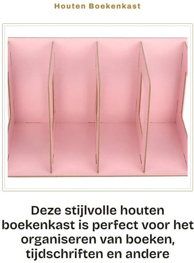 Dailygoods- Boekenkast Hout - Boekenkast Kind - Boekenkast Kinderkamer - Boekenkast met Deuren - Boekenkast Zwart - Afmetingen 30 x 17 x 17 cm - Boekenrek