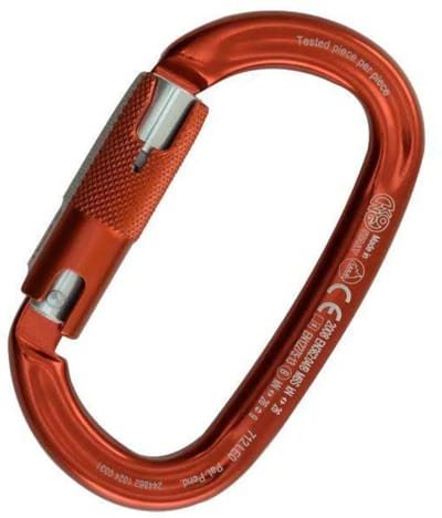 Kong Ovalone Rise Lock Karabijnhaak Oranje