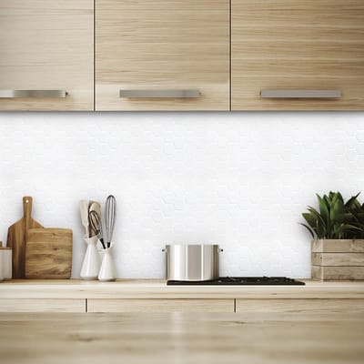 Dailygoods- Wandtegels 3D Vinyl - Tegelstickers Keuken - Tegelstickers Badkamer - Zelfklevend - Waterdicht - Makkelijk aan te brengen - Tegels