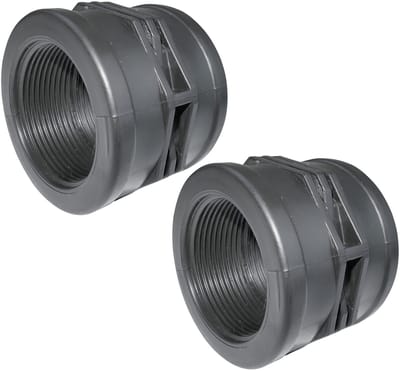 Allecto - Set van 2 Drukhulzen 1 1/2'' - Kunststof Aansluitingen