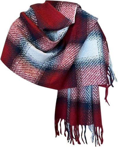 Dames Sjaal - Warme winter sjaal - Warm en stijlvol - Zacht polyester materiaal - 25x20x5 cm - Gegradueerd