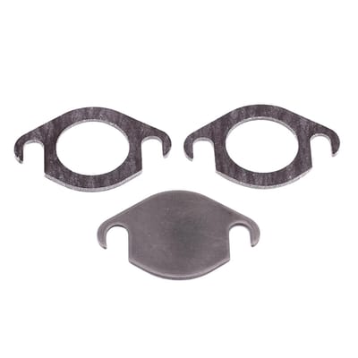 Dailygoods- EGR Klep Blindplaat RVS - EGR Klep Blindplaat Set - 2 Seals - Geschikt voor Seat Galaxy TDI - Eenvoudig te installeren - Kwaliteitsgarantie