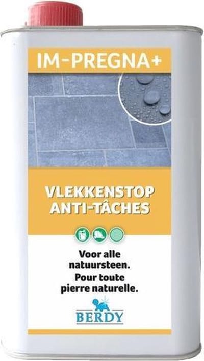 Im-Pregna plus - Beschermt NATUURSTEEN  (binnen en buiten) - Berdy - 1 L