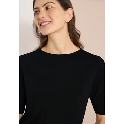Basic Shirt met boothals