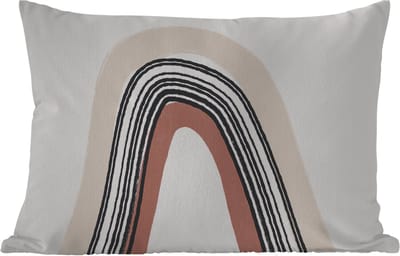 Buitenkussens - Tuin - Regenboog - Pastel - Design - 50x30 cm