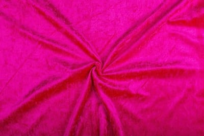 Velours de panne stof - Fuchsia - 50 meter