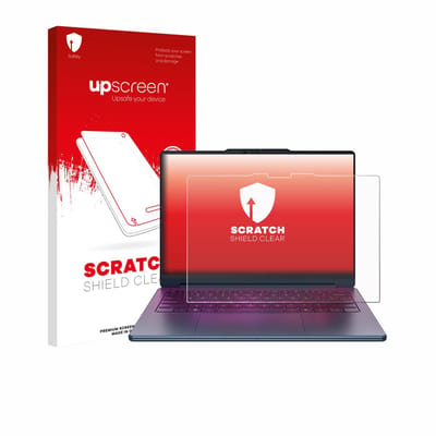 upscreen - Screenprotector voor Lenovo Yoga 9i 2-in-1 Gen 11 Aura Edition 14" - Folie Beschermfolie transparant