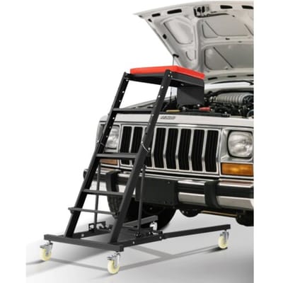 VEVOR oprolbare kruipbak voor auto's, motorkruipbak 1080-1645 mm verstelbaar, 181,44 kg draagvermogen, hoge kruipbak, 4 zwenkwielen, gevoerd dek, kruipbak voor thuisgarage