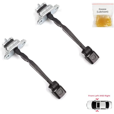 EDP1465-1 2 Pièces Butée de Porte Avant Limiteur de Charnière Sangle pour Skoda Octavia MK2 A5 1Z3 1Z5 2004-2013 1Z0837249D