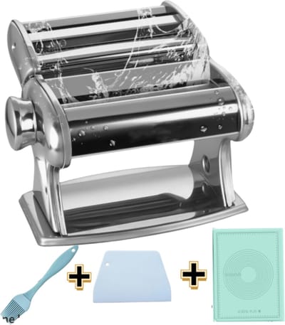 Bovista Pastamaker - Pastamachine - Spaghetti - Lasagne - Keukenmachine - Inclusief Borstel - Snijmat - Kneedmat