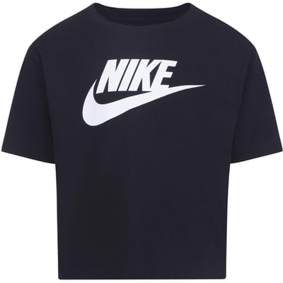 Nike Kinderen/Kinderen Club Boxy T-Shirt (Zwart)