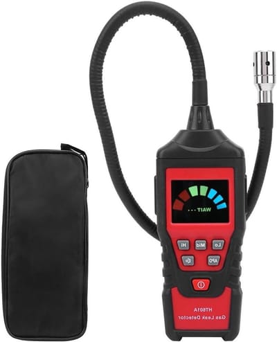 Draagbare LED rookgasdetector voor brandbare gassen - Natuurgaslekkage tester en analysetool voor gasmetingen en veiligheid
