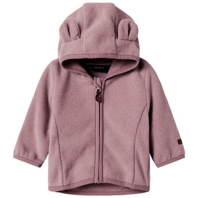 NAME IT - NBNMEEKO FLEECE JACKET MELANGE NOOS Unisex Jas