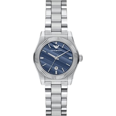 Emporio Armani AR11760 Vrouwen Horloge 32 mm - Zilverkleurig