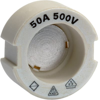Hager LE33P50 Insteek Keramische Meter Schroef DIII 50A 500V - LE33P50 [5 Stuks]