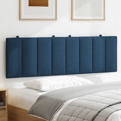 vidaXL - Hoofdbordkussen - "Hanko" - 160 - cm - stof - blauw