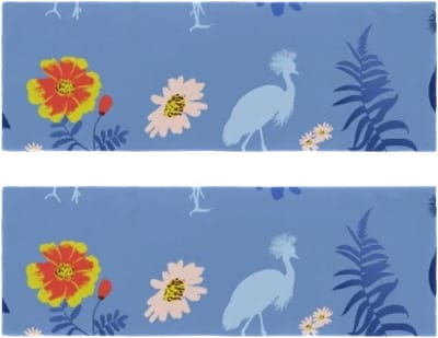 Reishanddoek 2 Stuks - Sneldrogende Handdoek - Sport en Reizen - Compact en Lichtgewicht - 29.5 x 81.5 cm - Veelkleurig
