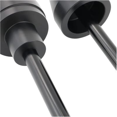 Motor Asbeschermers - Wiel Bescherming - Schade Voorkomen - Universele Pasvorm - 80 gram - Zwart